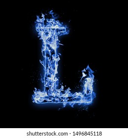 Letter Burning Blue Font Images, Stock Photos & Vectors | Shutterstock