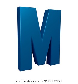 Letter M 3d Render Alphabet Letters Stock Illustration 2183172891 ...