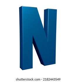 Letter N 3d Render Alphabet Letters Stock Illustration 2182443549 ...