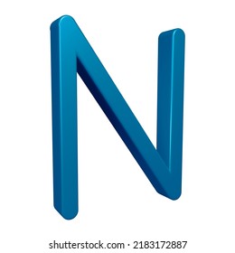 Letter N 3d Render Alphabet Letters Stock Illustration 2183172887 ...