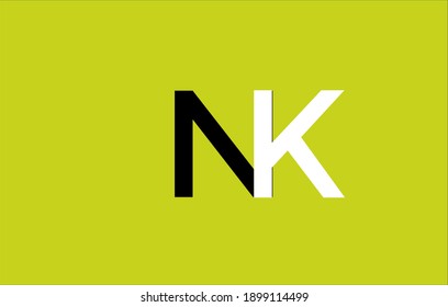 Letter Nk Logo Icon Design Illustration Stock Illustration 1899114499 ...