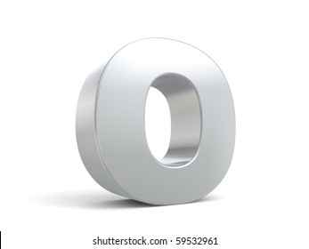 Letter O In Metal