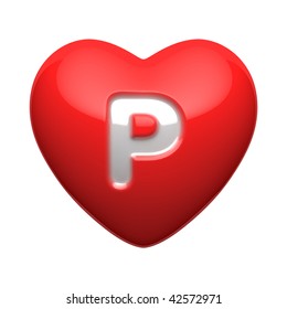 Letter P Love Images Stock Photos Vectors Shutterstock
