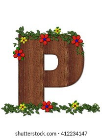 The Letter P, In The Alphabet Set 