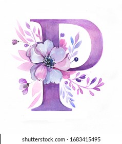 Floral Letter P Images Stock Photos Vectors Shutterstock