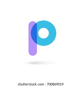 Letter P Logo Icon Design Template Stock Illustration 700869019 