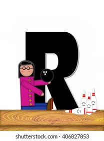 The Letter R, In The Alphabet Set 