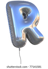 Letter R Balloon 3d Illustration