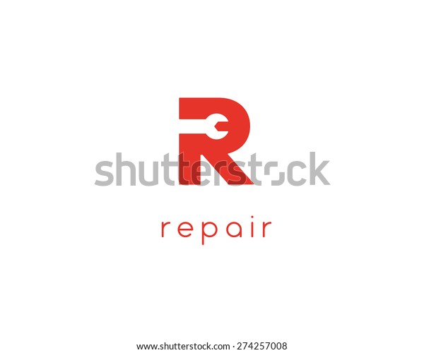 Stockillustration 274257008 Med Letter R Repair Car Phone Service