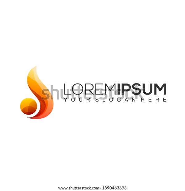 Letter S fire Logo Design\
Template