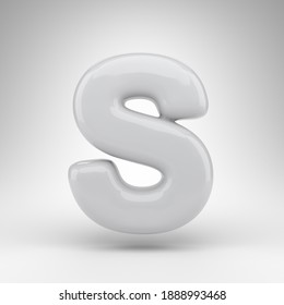 Letter S Uppercase On White Background Stock Illustration 1888993468 ...