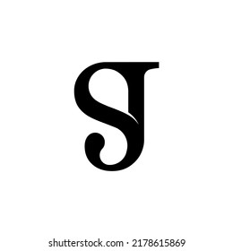 Letter Sj Logo Modern Minimalist Logo Stock Illustration 2178615869 ...