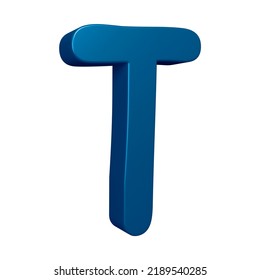 Letter T 3d Render Alphabet Letters Stock Illustration 2189540285 ...