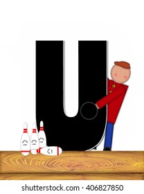 The Letter U, In The Alphabet Set 