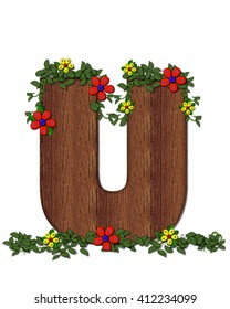 The Letter U, In The Alphabet Set 