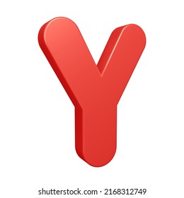 Letter Y 3d Render Alphabet Letters Stock Illustration 2168312749 ...