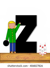 The Letter Z, In The Alphabet Set 