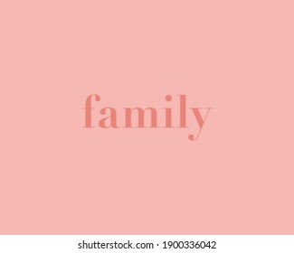 Lettering inspiration words family background - Shutterstock ID 1900336042