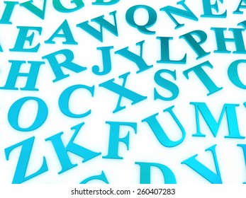 Letters English Alphabet Background Stock Illustration 260407283 ...