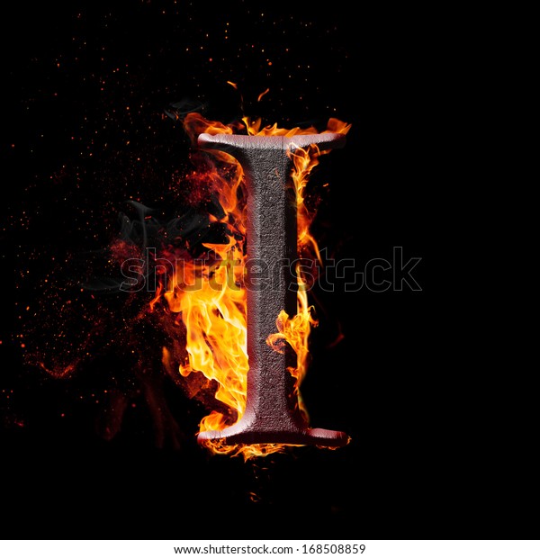 Letters Symbols Fire Letter Stock Illustration 168508859