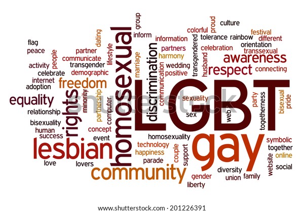 Lgbt Concept Word Cloud Background のイラスト素材