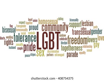 Lgbt Word Cloud Concept On White Stock Illustration 408754375 ...