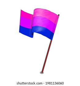 Lgbtqia Bisexual Pride Flag Stock Illustration 1981136060 | Shutterstock