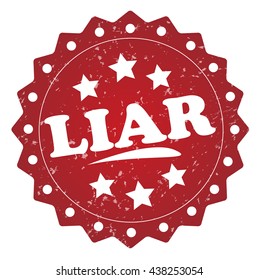 Liar Grunge Stamp