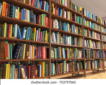 194,812 Bookshelf in a library Images, Stock Photos & Vectors ...