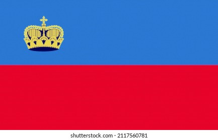 Liechtenstein Flag State Banner Capital Vaduz Stock Illustration ...