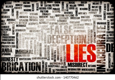 Lies and the Spreading of Fake Information