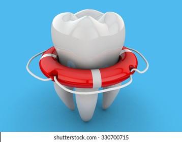 Life Buoy and tooth - Powered by Shutterstock