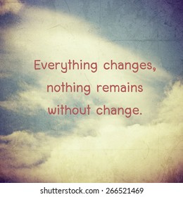 Inspirational Quote On Blurred Background Vintage Stock Photo 296178290 ...