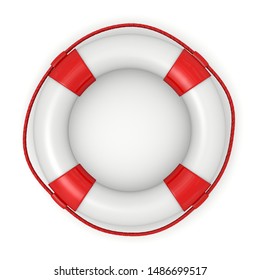 Lifesaver 3d Illustration On White Background