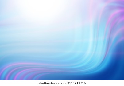 Light abstract background. Neon waves, ultraviolet glow