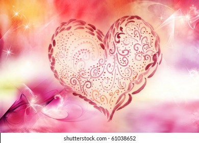 Mandala Heart Life A Wonderful Journey Art Print Poster Valentine Wedding Gift Mandala Heart Life A Wonderful Journey Art Print Poster Valentine Wedding Gift