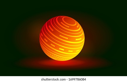 light ball from another galaxy
