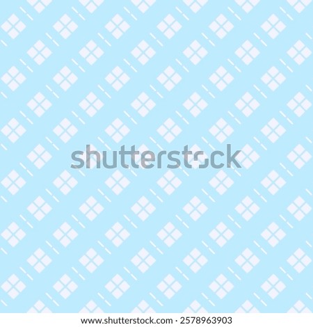 A light blue background with a repeated pattern of white window shapes arranged in a diagonal grid.