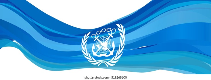 Light Blue Flag Of The International Maritime Organization