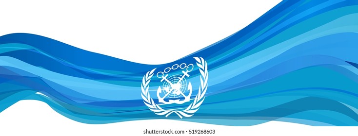 Light Blue Flag Of The International Maritime Organization