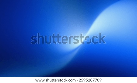 Light blue gradient abstract background, Smooth light glitter wavy shape with grain texture noisy.