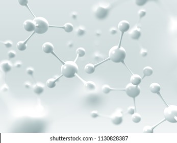 Science Background Molecules On Light Blue Stock Illustration 434720989 ...
