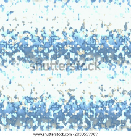 Light Blue Splashed Watercolor Effect Textured Pattern