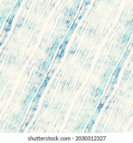 Light Blue Watercolor-Dyed Effect Textured Diagonal Striped Pattern