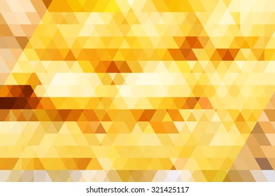 Light Brown and yellow abstraction, composed of brown and yellow bricks, different shades.