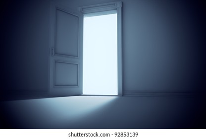 Light Coming Through Doorway Background