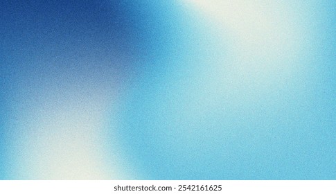 Light dark blue gradient background, grainy texture, noise texture abstract background, abstract grain gradation blur texture