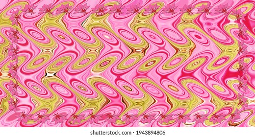 Light Dark Pink Yellow Horizantal Vertical Geometrical Shaped Water Weavy Embossed Rectangle Shadow Design Isolatedwith Incense Shade Same Coloured Background Fabric Look Ceramic Wall Tile Design.
