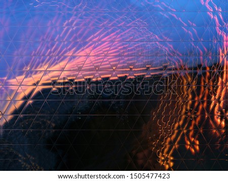 Similar – Sunrise in the sea for background