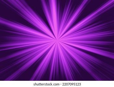 Light Explode Pattern Background, Purple Color, Burst Illustration Template For Product Backdrop, Banner, Poster, Slide Presentation Futurism Theme